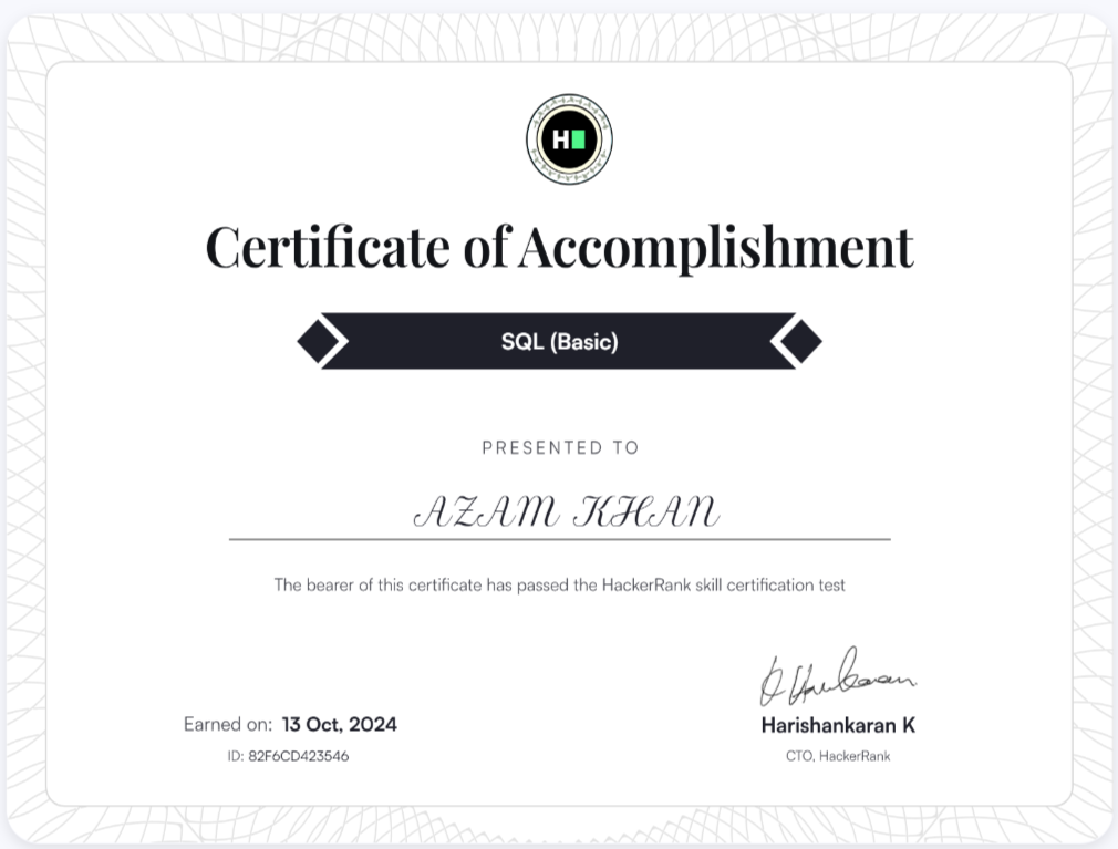 MySQL Certification
